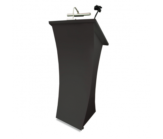 Neptune wooden lectern - black