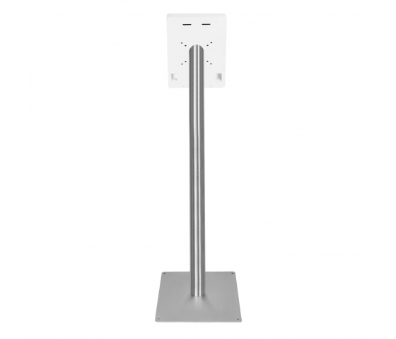 Tablet floor stand Fino for Samsung Galaxy Tab A9+ 11 inch 2023 - stainless steel/white