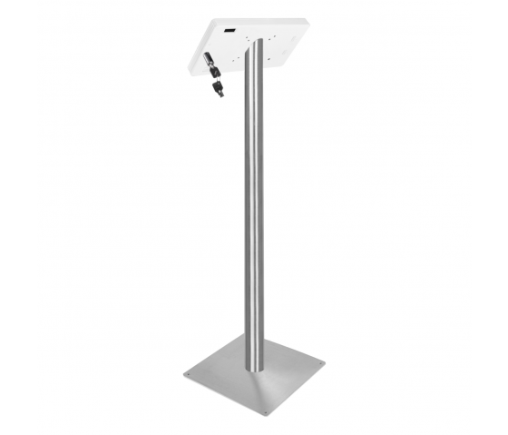 iPad floor stand Fino for iPad 9.7 - white/ stainless steel