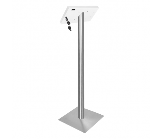 Floor stand Fino for Samsung Galaxy S9 S8 & S7 12.4 inch - stainless steel/white