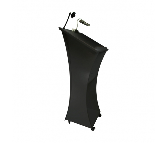 Neptune wooden lectern - black