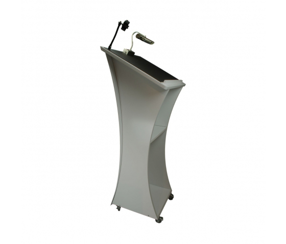 Wooden lectern Neptune - grey