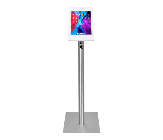 Tablet floor stand Fino for Samsung Galaxy Tab S8 & S9 Ultra 14.6 inch tablet - white/RVS