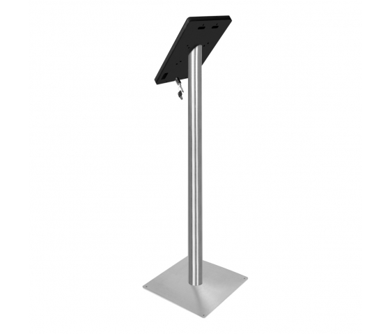 Soporte de suelo Fino para iPad Air/Pro de 11 pulgadas 2024 - negro/acero inoxidable