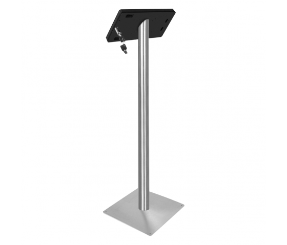 Soporte de suelo Fino para iPad Air/Pro de 11 pulgadas 2024 - negro/acero inoxidable