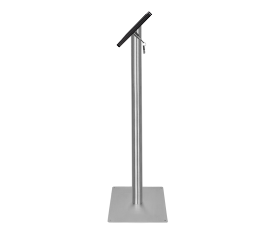 iPad floor stand Fino for iPad 11 inch 2025 - black/ stainless steel