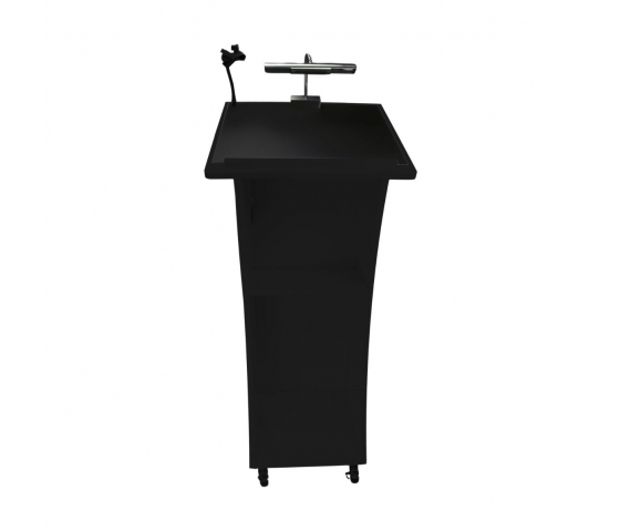 Neptune wooden lectern - black