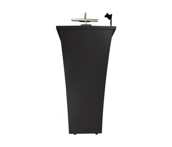 Neptune wooden lectern - black