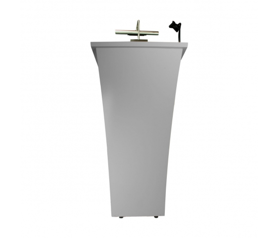 Wooden lectern Neptune - grey