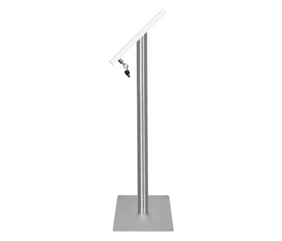 Tablet floor stand Fino for Samsung Galaxy Tab S8 & S9 Ultra 14.6 inch tablet - white/RVS