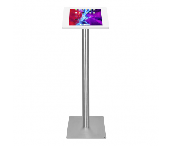 Tablet floor stand Fino for Samsung Galaxy Tab S8 & S9 Ultra 14.6 inch tablet - white/RVS