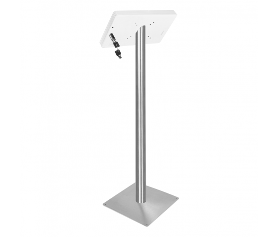 Tablet floor stand Fino for Samsung Galaxy Tab S8 & S9 Ultra 14.6 inch tablet - white/RVS