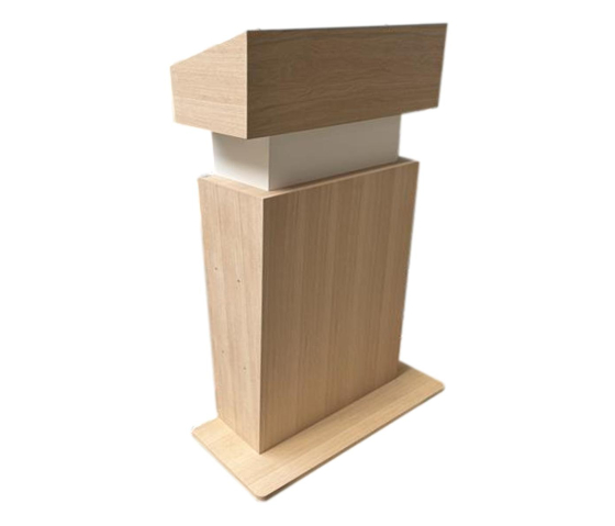 Wood lectern Majestic - oak color