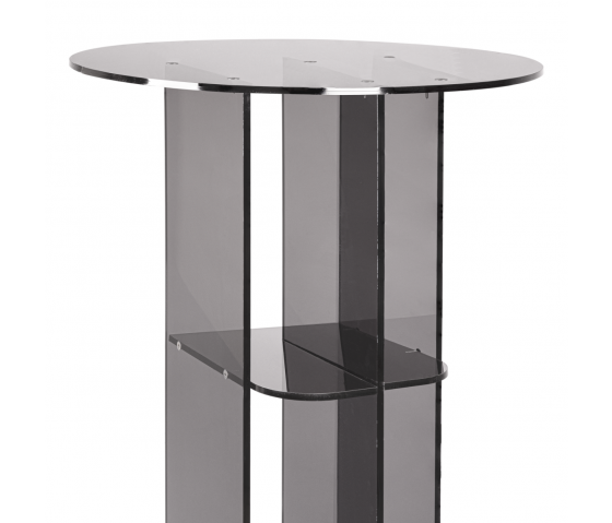 Presentation table Isco - round - 100 cm - anthracite