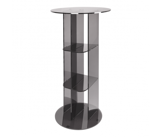 Presentation table Isco - round - 100 cm - anthracite