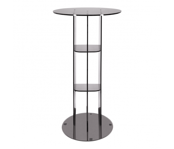 Presentation table Isco - round - 100 cm - anthracite