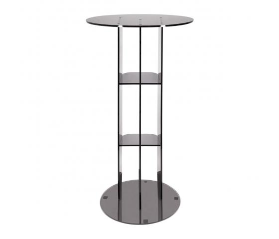 Presentation table Isco - round - 100 cm - anthracite