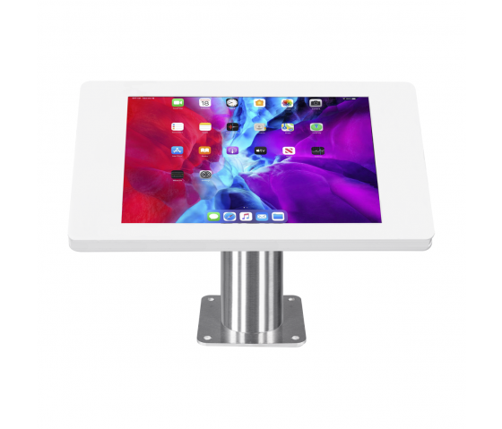 Tablet desk mount Fino for Samsung Galaxy Tab A9 8.7 inch 2023 - stainless steel/white