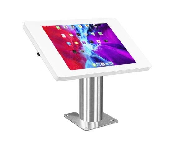 Desk mount Fino Samsung Galaxy Tab A7 Lite 8.7 inch - stainless steel/white