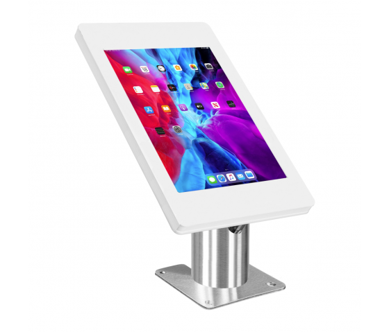 Tablet desk mount Fino for Samsung Galaxy Tab A9 8.7 inch 2023 - stainless steel/white