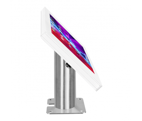 Tablet desk mount Fino for Samsung Galaxy Tab A9 8.7 inch 2023 - stainless steel/white