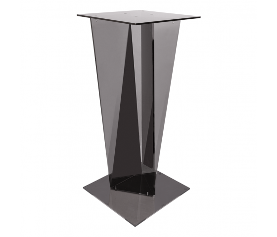 Presentationsbord Pepe - fyrkantigt - 100 cm - antracit