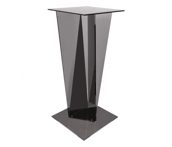 Presentation table Pepe - square - 100 cm - anthracite