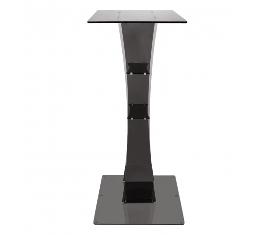 Presentatietafel Vasquez - vierkant - 100 cm - antraciet