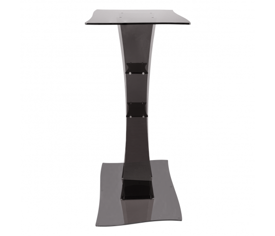 Presentasjonsbord Ascensio - kvadratisk - 100 cm - antrasitt