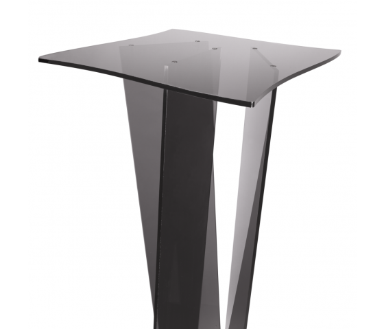 Tavolo di presentazione Valverde - quadrato - 100 cm - antracite