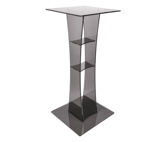 Præsentationsbord Vasquez - kvadratisk - 100 cm - antracit