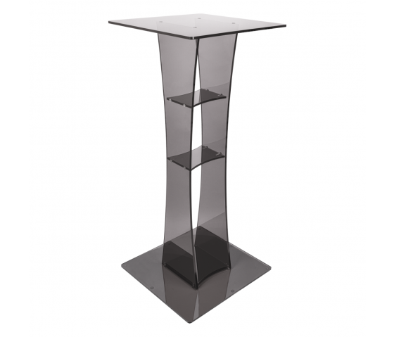 Presentation table Vasquez - square - 100 cm - anthracite