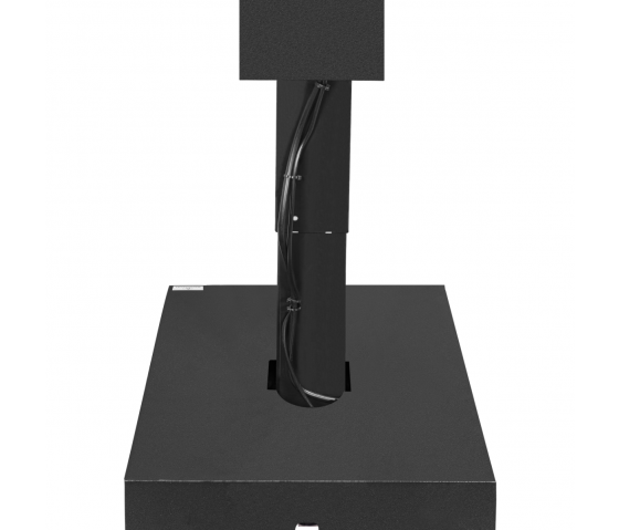 Height adjustable lectern Leggio - black