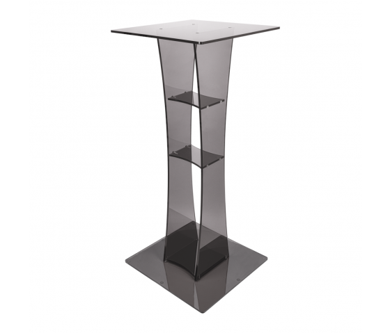 Præsentationsbord Vasquez - kvadratisk - 100 cm - antracit