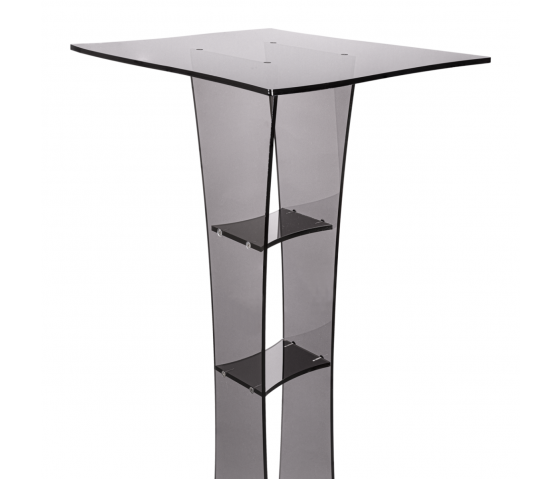 Presentatietafel Ascensio - vierkant - 100 cm - antraciet