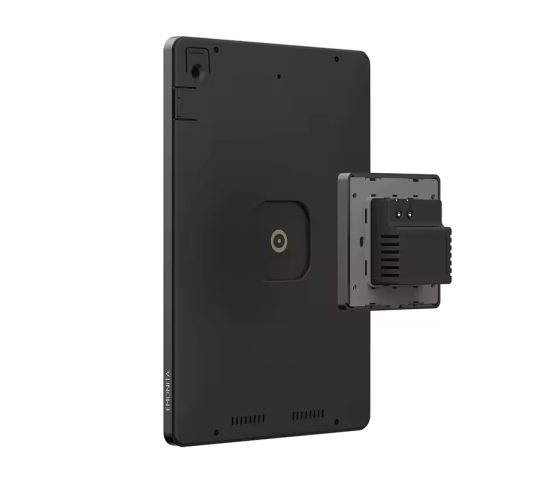 Soporte magnético de pared para iPad de 10,2 pulgadas (7, 8 y 9ª generación) - función de carga inalámbrica - negro