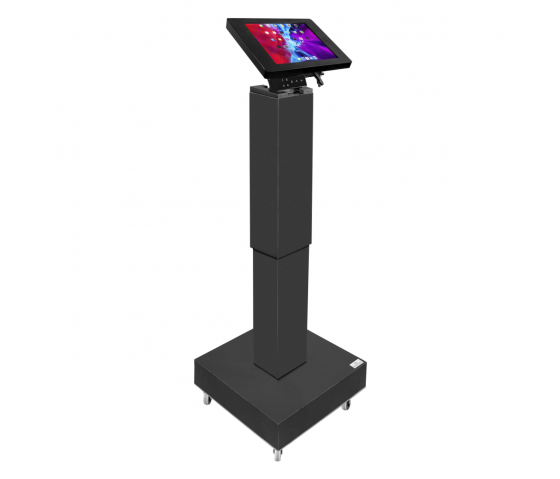 Electronic height adjustable iPad floor stand Ascento for iPad 9.7 - black