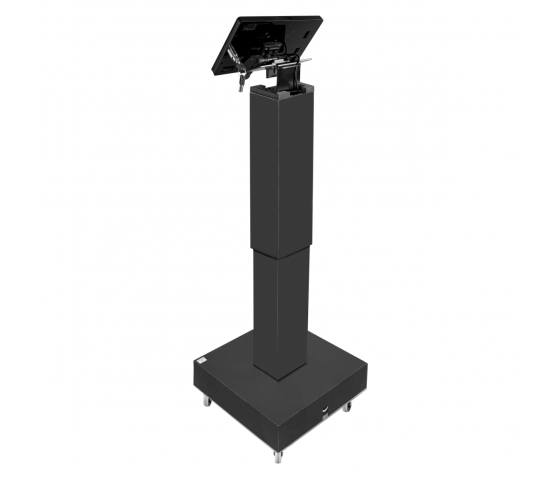Elektronisk højdejusterbart gulvstativ Suegiu Fino til iPad 10.2 & 10.5 - sort
