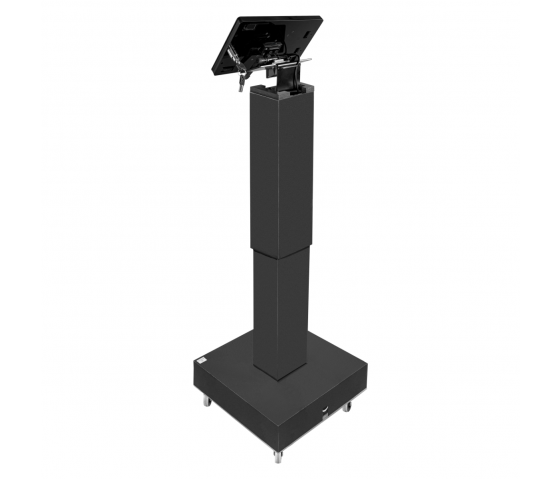 Elektronisch in hoogte verstelbaar tablet vloerstandaard Suegiu Fino voor iPad 10.2 & 10.5 - zwart
