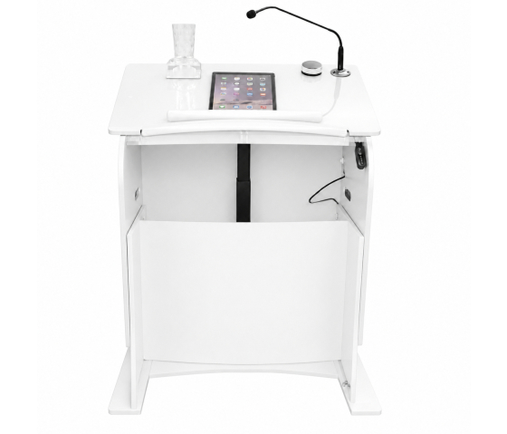 EQUAL wheelchair-accessible lectern - white