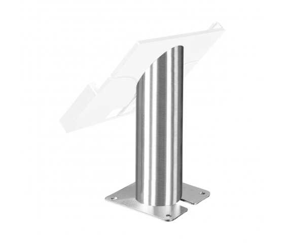 Domo Slide tafelhouder met laadfunctionaliteit voor iPad Air 11 inch 2024 - wit/RVS