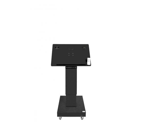 Height adjustable workstation Assistenza - black