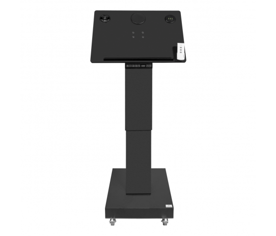 Height adjustable lectern Leggio - black