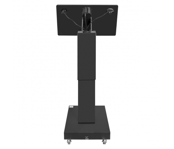 Height adjustable lectern Leggio - black