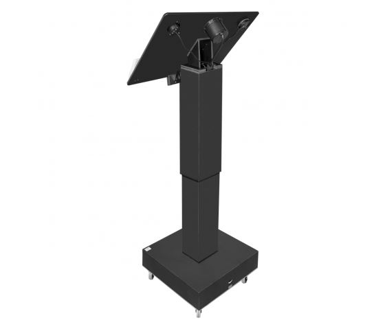 Height adjustable lectern Leggio - black