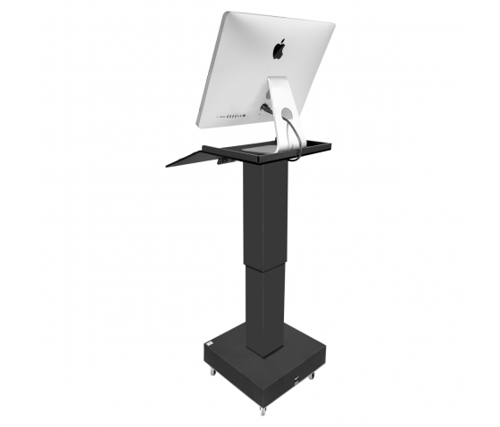 Height adjustable workstation Assistenza - black