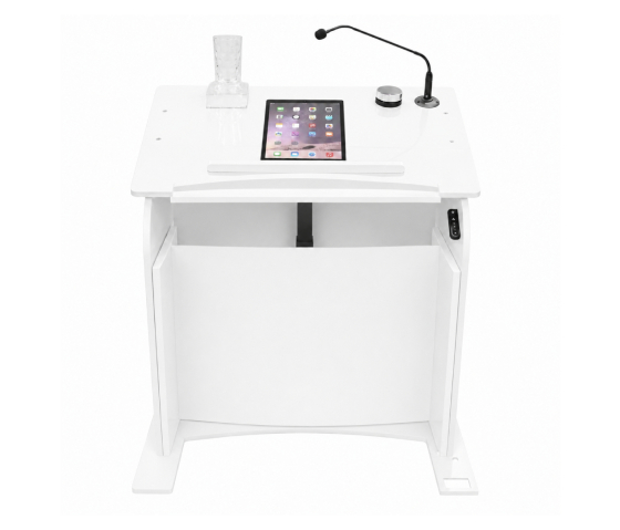 EQUAL wheelchair-accessible lectern - white