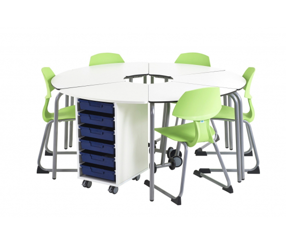 t41 60° tavolo pieghevole per studenti