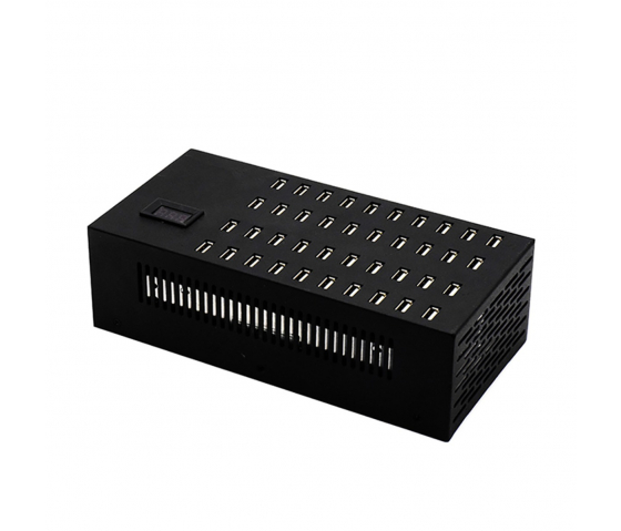 Concentrador de carga de sobremesa de 40 puertos USB-A 8,5 W - Indicadores LED