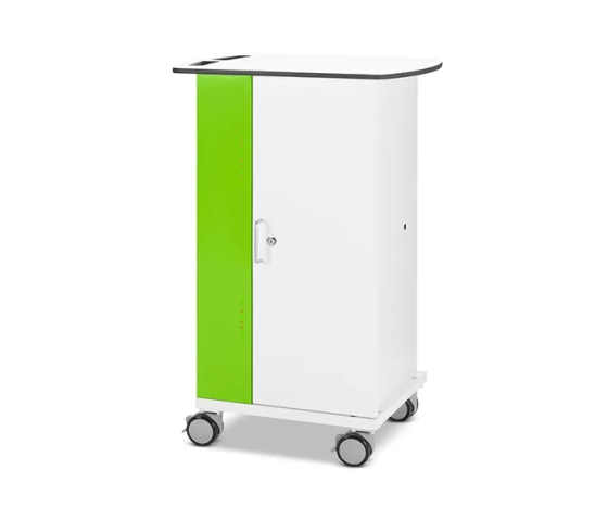 Carrello di ricarica con gestione remota e cestini di trasporto per 16 o 32 tablet fino a 10,5